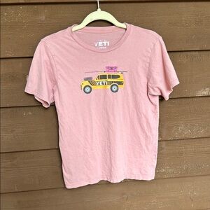 Yeti Mauve yellow Bronco Short Sleeve Tees size Large
